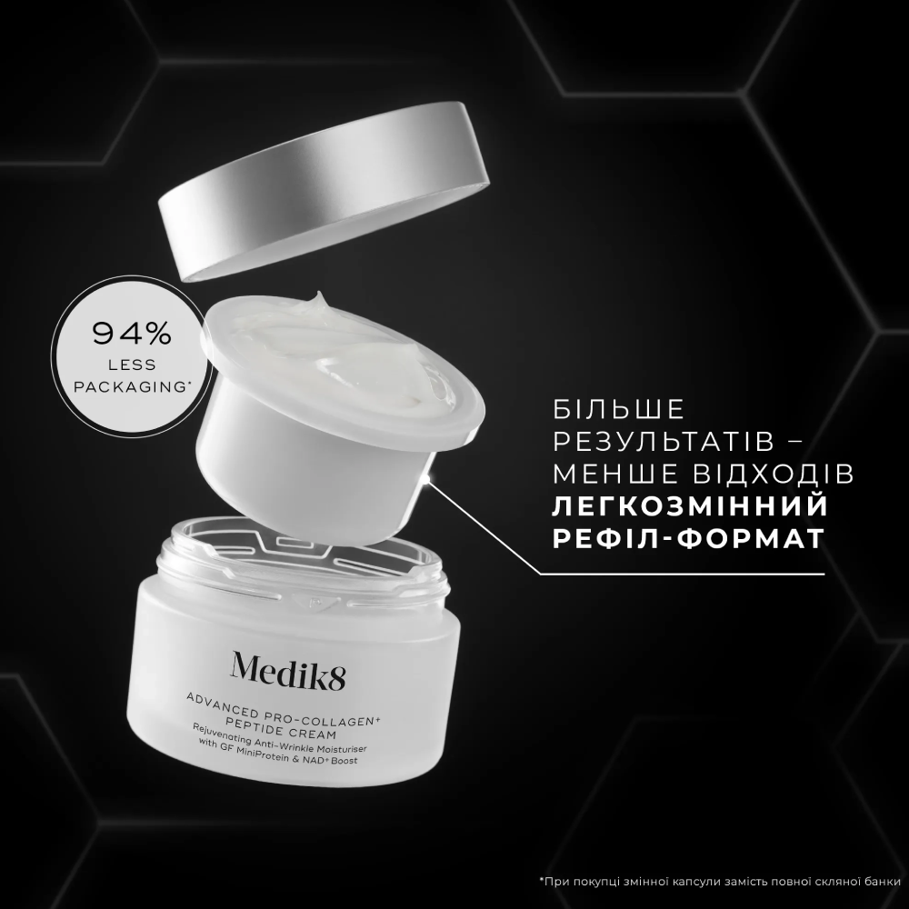 MEDIK8 Advanced Pro-Collagen+ Peptide Cream 50ml - Омолоджувальний зволожувальний крем від зморшок - фото №4 MEDIK8 Advanced Pro-Collagen+ Peptide Cream 50ml - Омолоджувальний зволожувальний крем від зморшок - фото №4